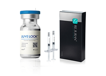 Juvelook vial and Rejuran box with syringes