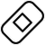 Minimalist lock icon design in grayscale.