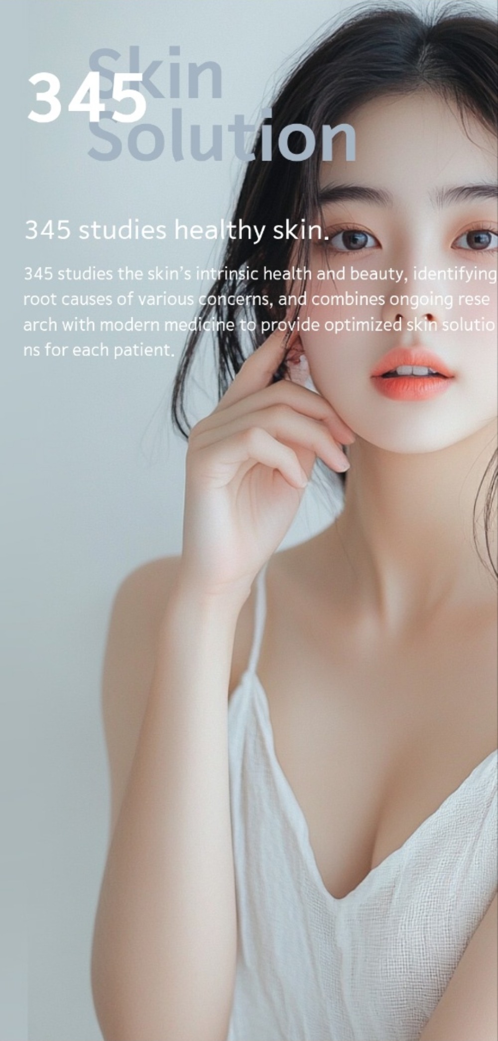 Skin health research and solutions advertisement